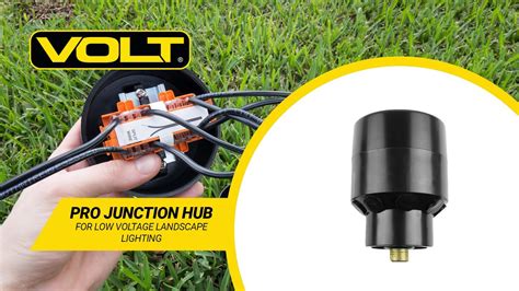 landscape light junction box|low voltage landscape lighting hub.